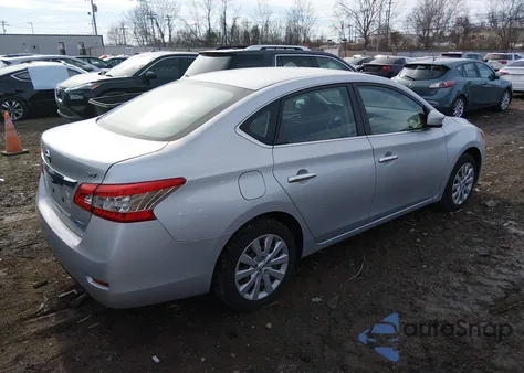 2014 Nissan Sentra Sv z USA, uszkodzony, nr VIN 3N1AB7AP3EY201510